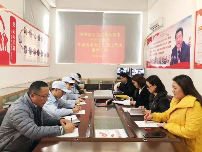 6966集团党支部，首届选举党员、职工代表推荐大会